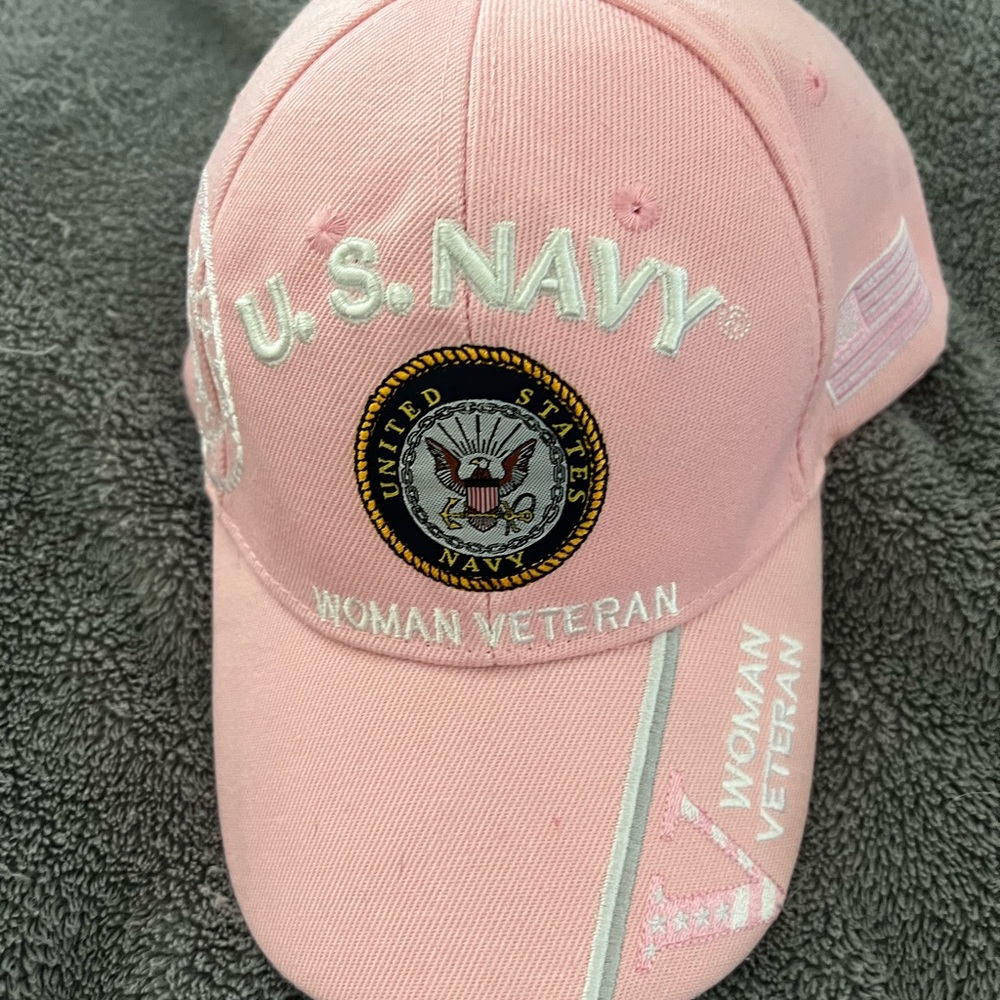 Us Navy woman veterans hat